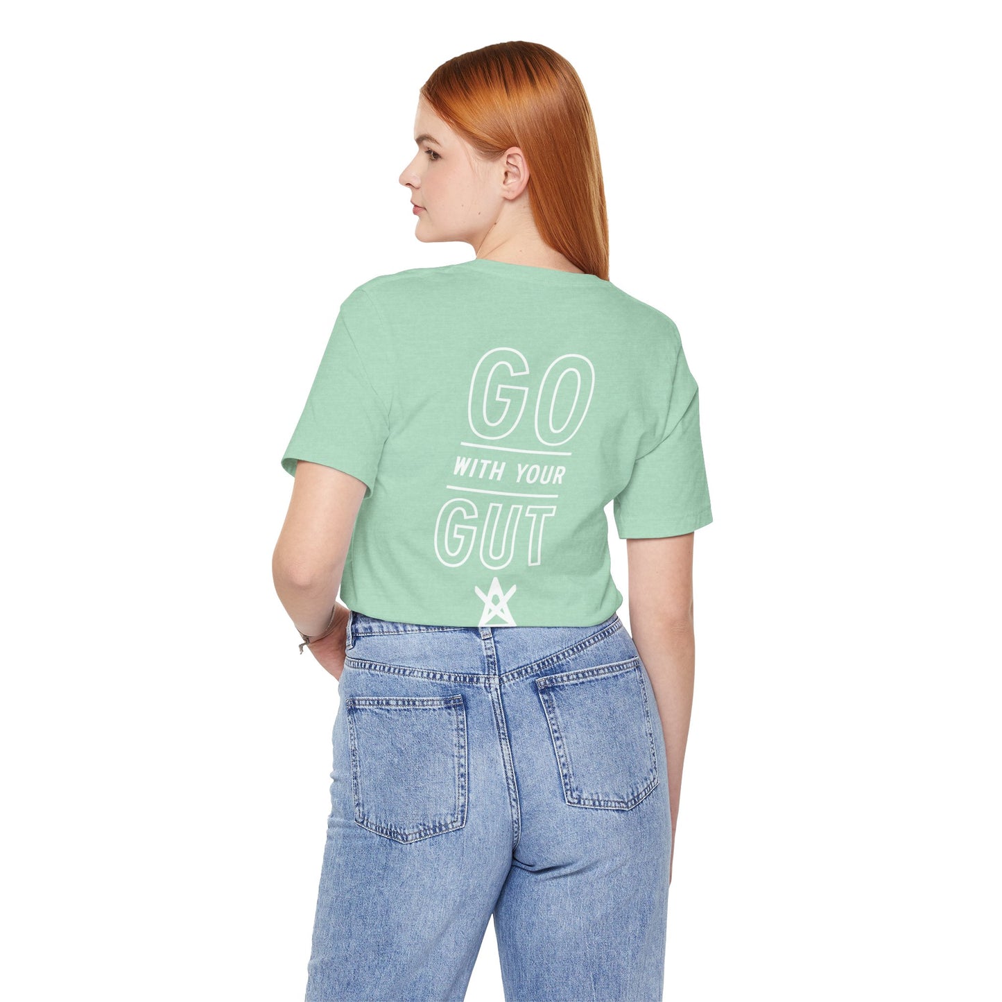 Unisex "Go With Your Gut" Short Sleeve Tee