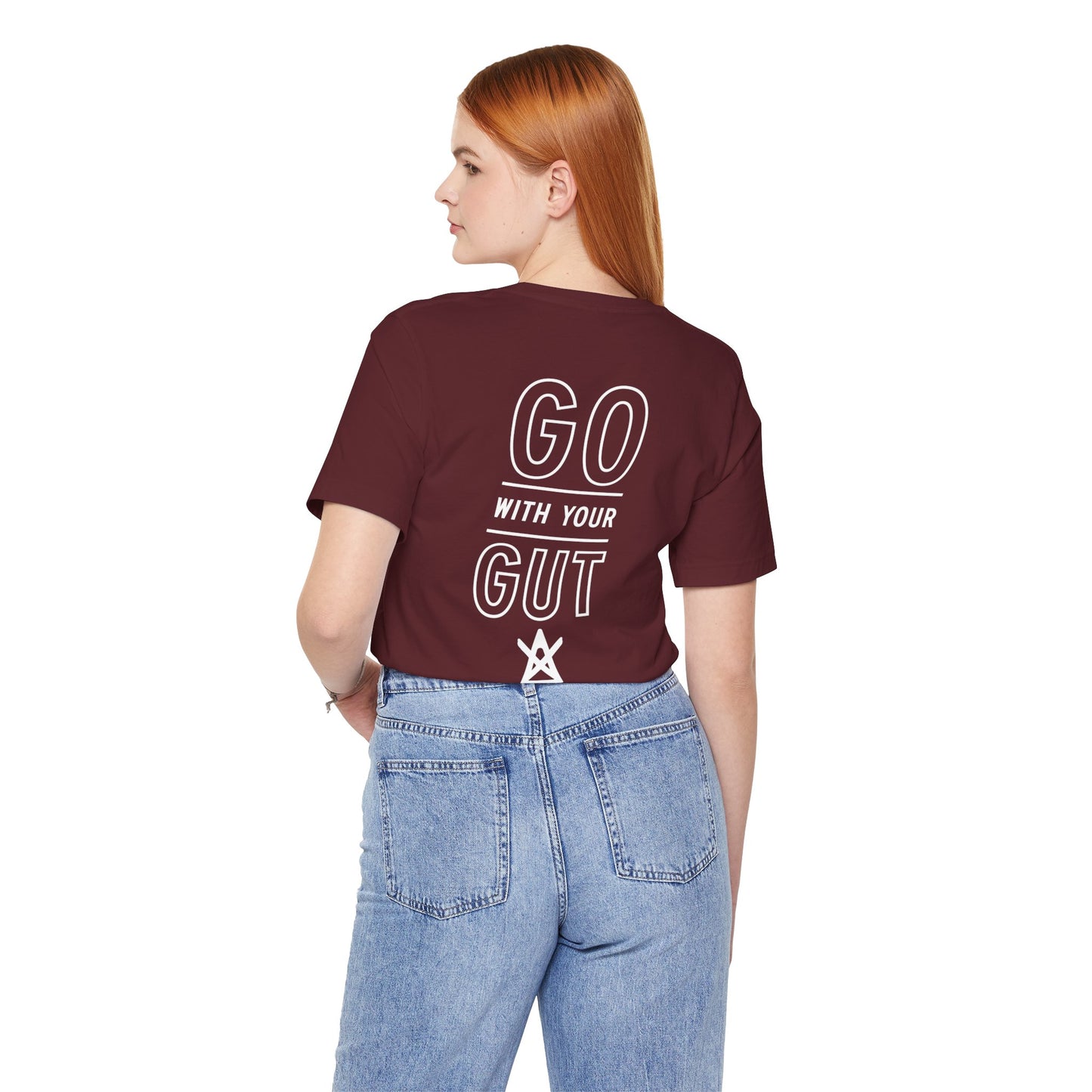 Unisex "Go With Your Gut" Short Sleeve Tee