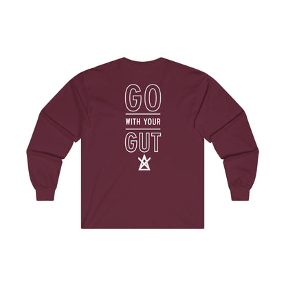 Unisex "Go With Your Gut" Ultra Cotton Long Sleeve Tee