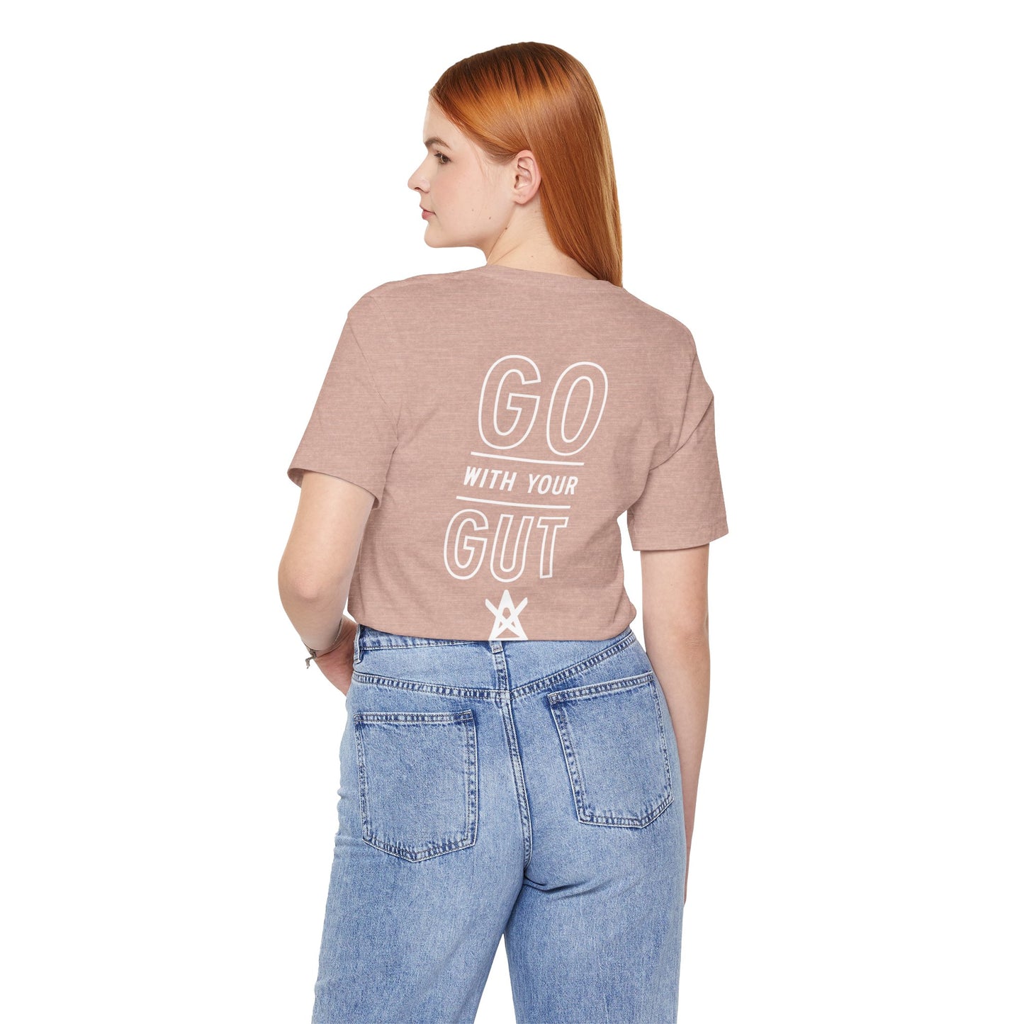 Unisex "Go With Your Gut" Short Sleeve Tee