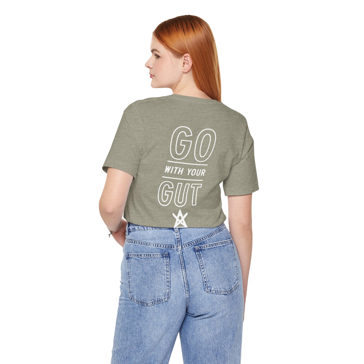 Unisex "Go With Your Gut" Short Sleeve Tee