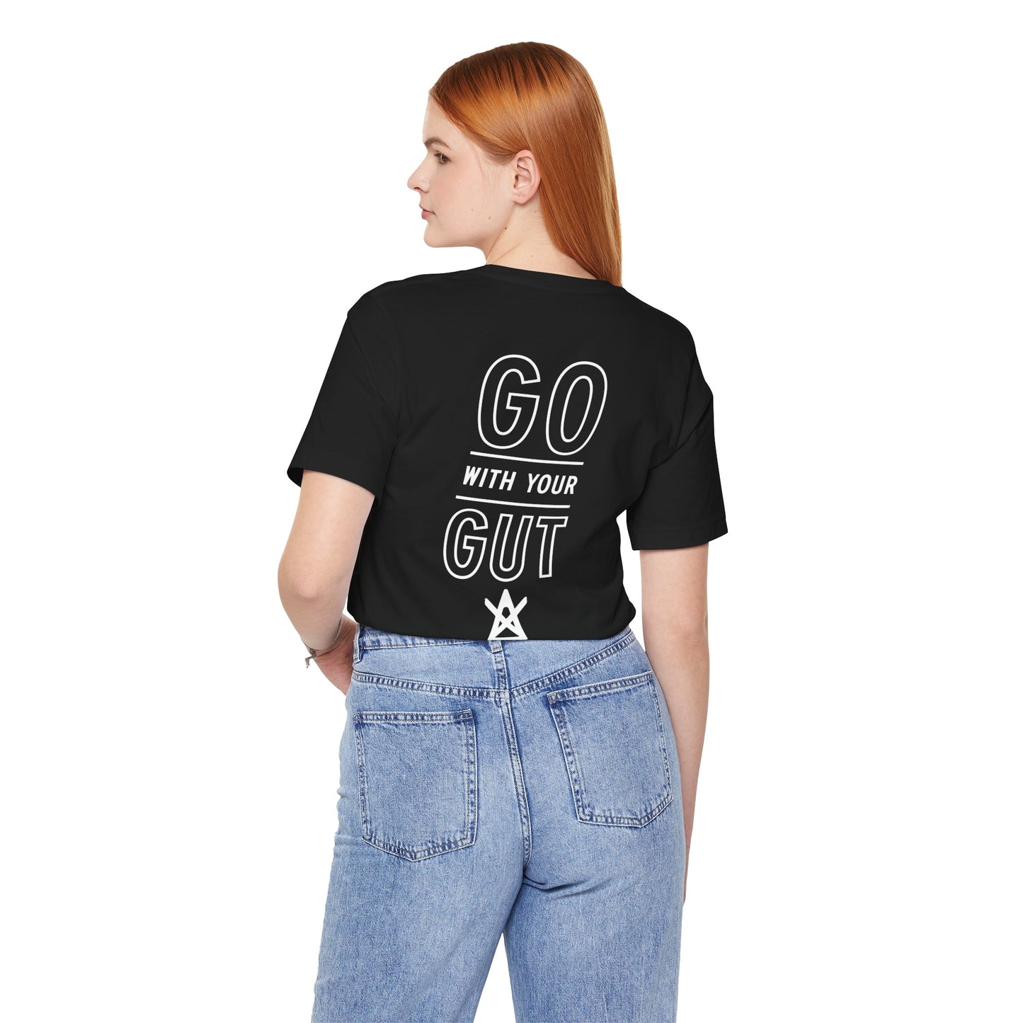 Unisex "Go With Your Gut" Short Sleeve Tee