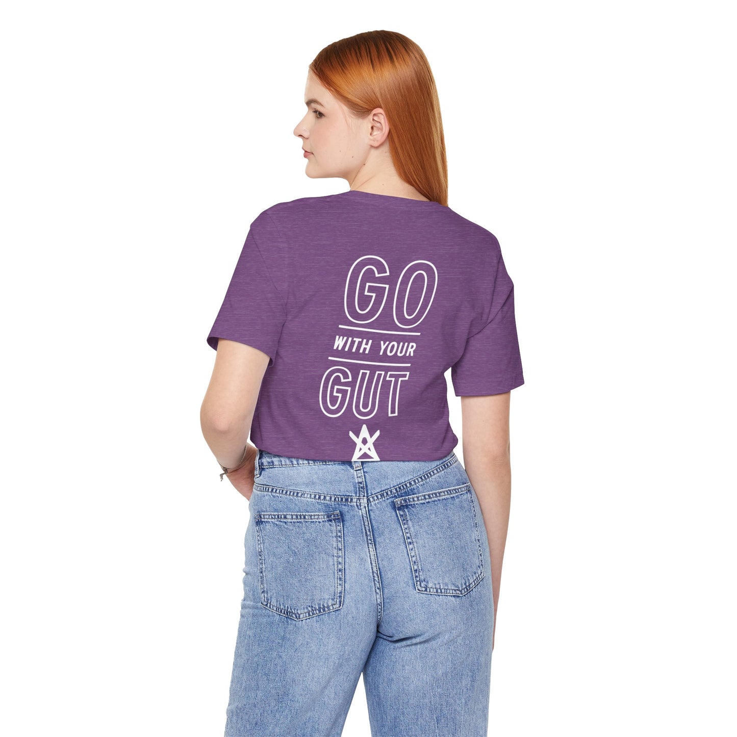 Unisex "Go With Your Gut" Short Sleeve Tee